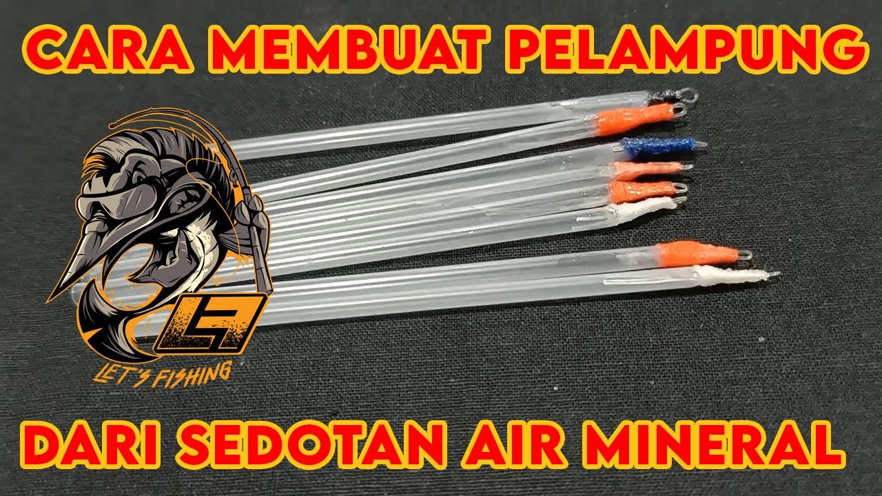 Cara membuat pelampung dari sedotan dan setting pelampung pancing yang tepat !!!