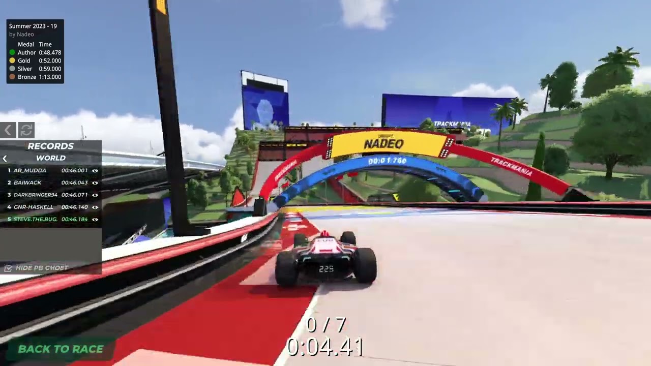Trackmania Summer 2023 - 19 | WR by AR_Mudda 46.001