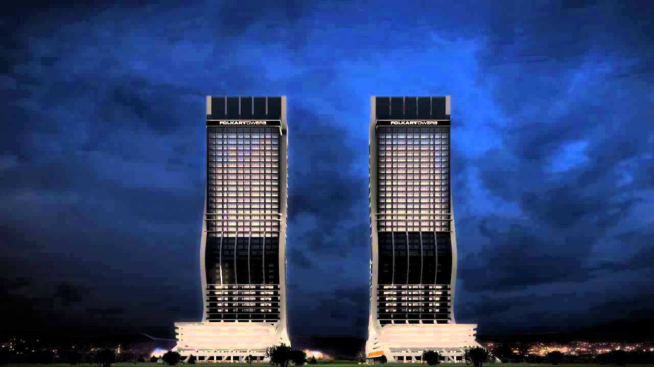 Folkart Towers Facade LED Lighting Project VETAŞ Electric & Lighting