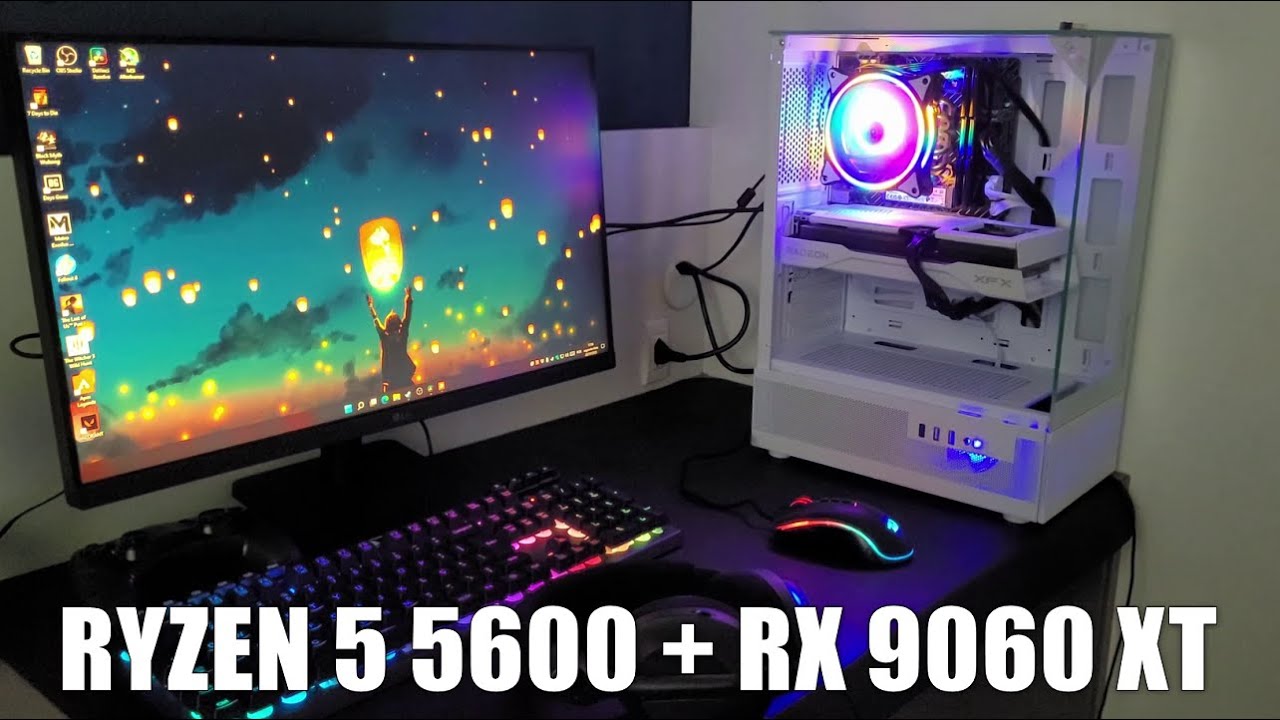 Unboxing KIT UPGRADE! Ryzen 5 5600 + RX 9060 XT