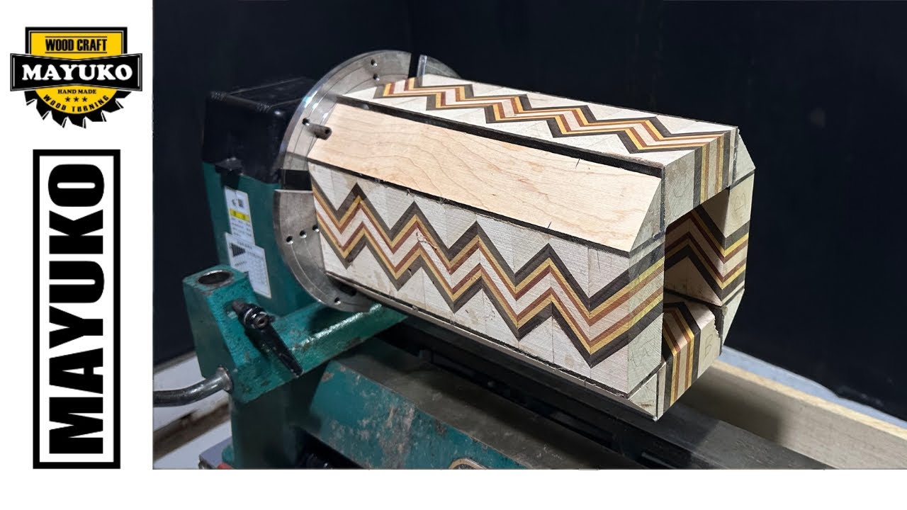 ZIGZAG JAR, woodturning
