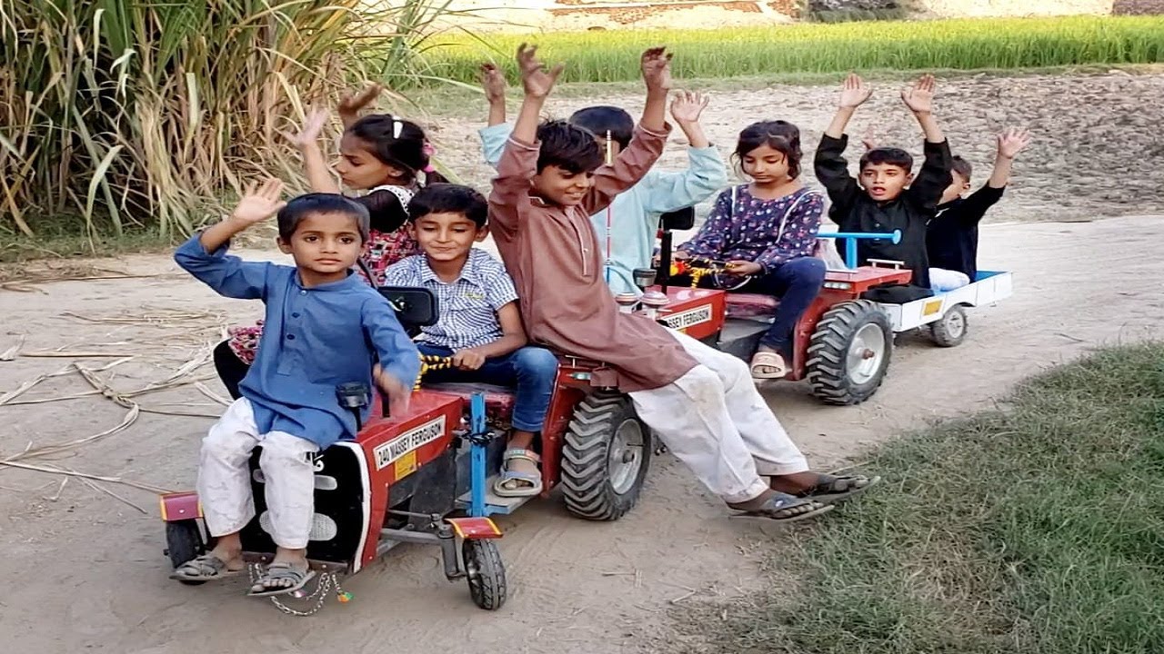 Mini Tractor MF 240 vs MF 240 || Adam Ji tractor || mini eicher tractor (part 27) ( muhammad Bilal )