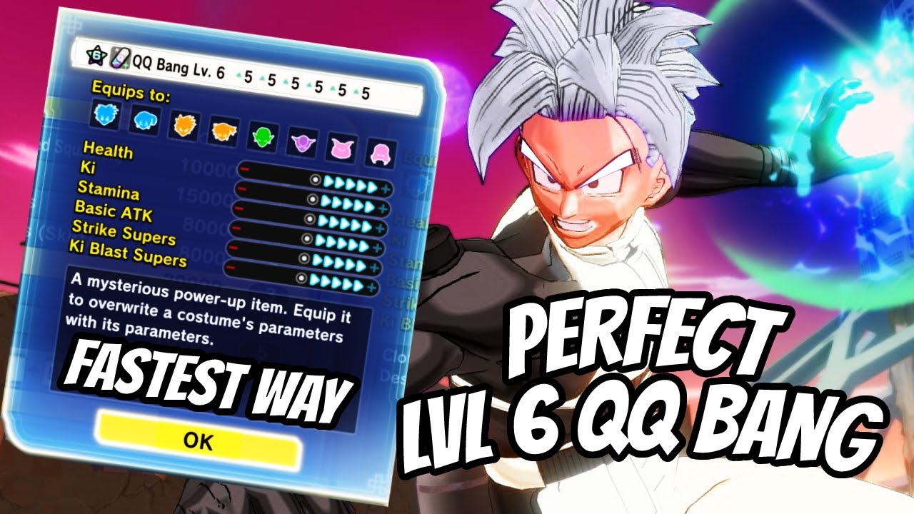 Dragon Ball Xenoverse 2: Лучший рецепт QQ Bang 6-го уровня!