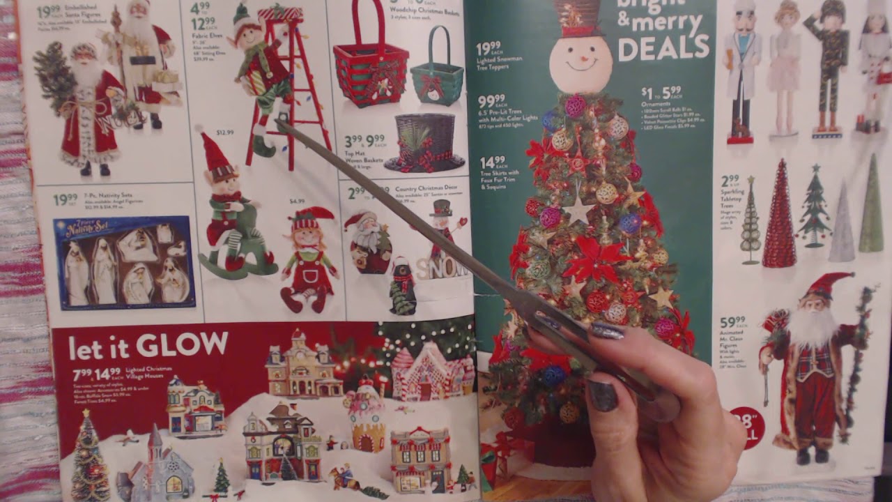 ASMR Whisper ~ Christmas Tree Shops Sales Circular Reading w/Pointer