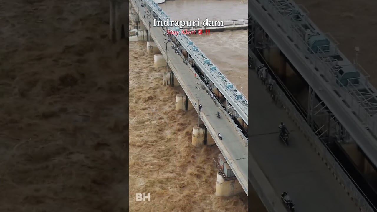Indrapuri dam stay alert 🚨 #bihar #indrapuridam #dehrionsone #stayalert #flood #viralvideo #dam