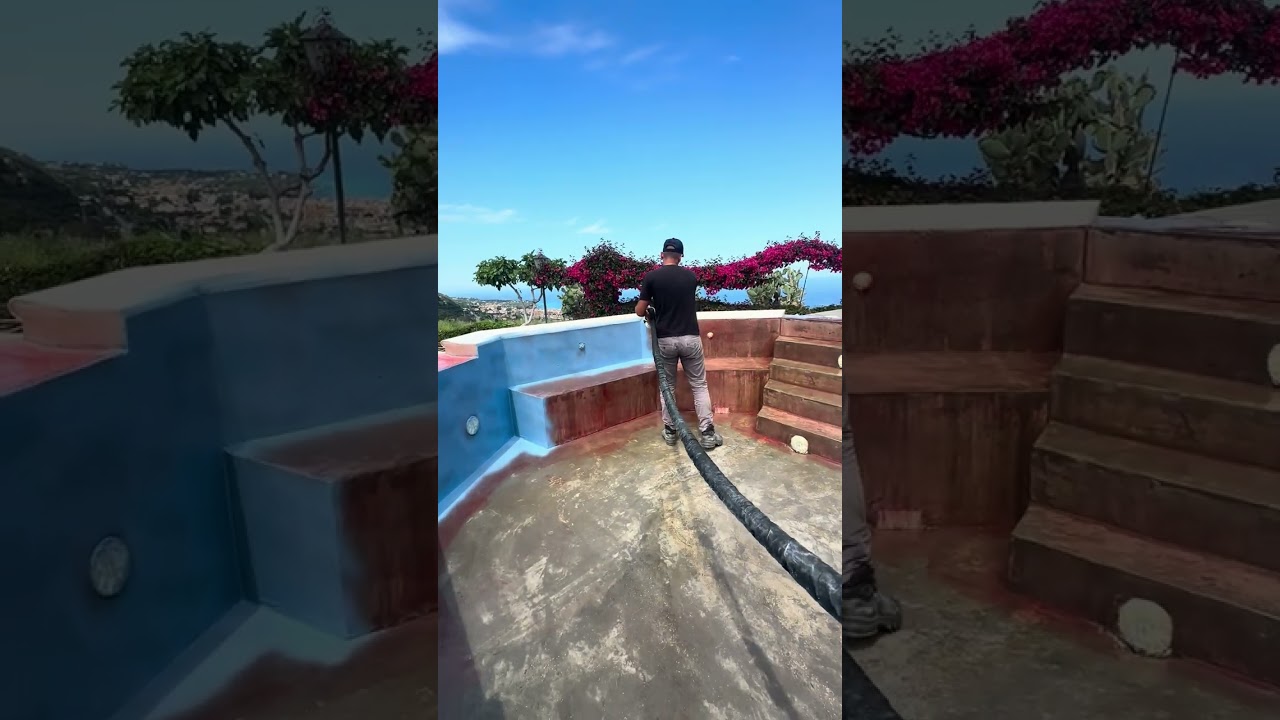 Rivestimento termoplastico. #piscina #piscine #calabria #tropea #parghelia #marasusa