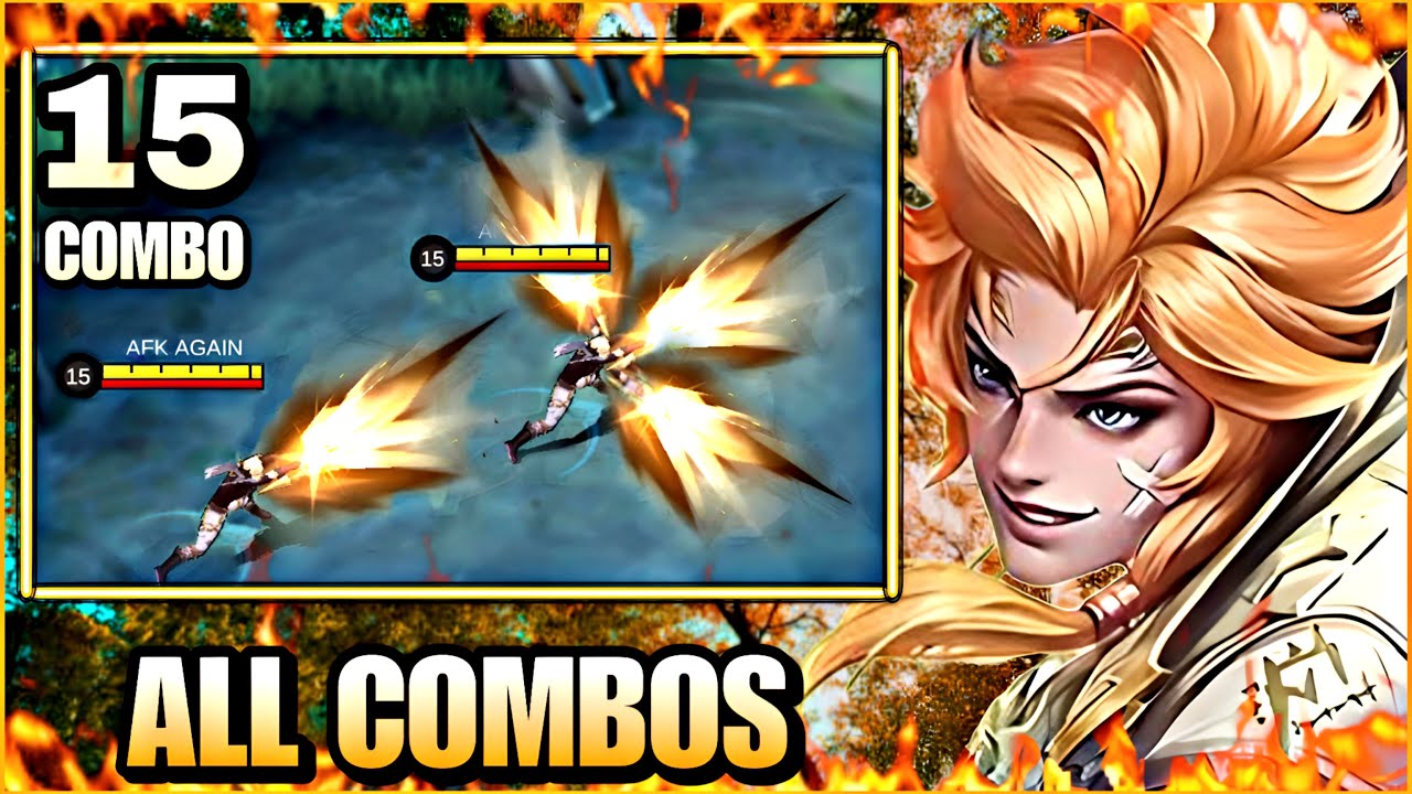 LUKAS ALL 15 COMBOS COMPLETE TUTORIAL ~ MLBB