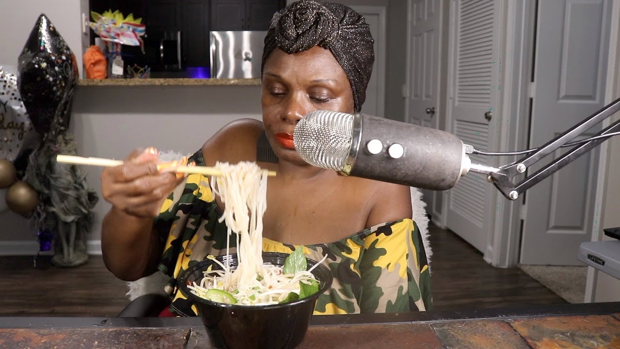 Pho Or Pha  ASMR Eating Sounds