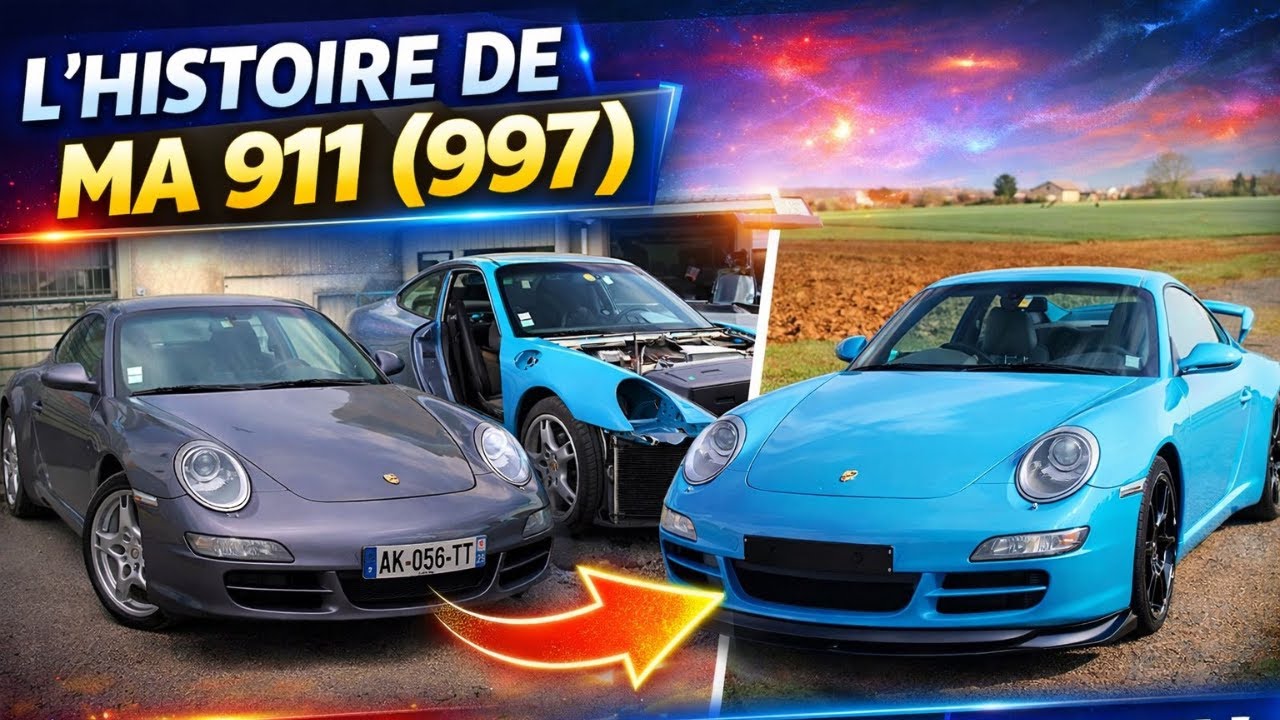Porsche 997 BLEU MIAMI ! Repeindre une Porsche ? SURTOUT PAS ! Voilà mon histoire avec ma 911 !