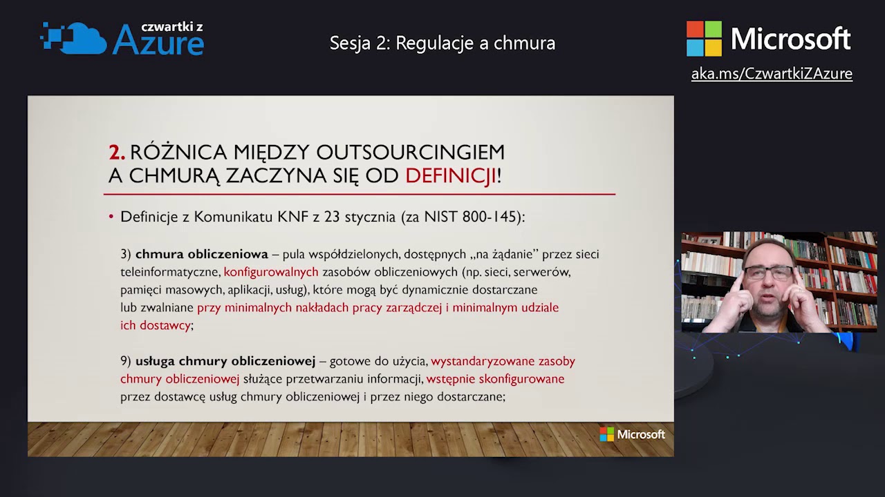 Czwartki z Azure  #2 - Regulacje a chmura