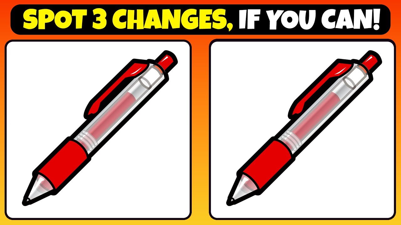 SPOT 3 CHANGES, IF YOU CAN! | Find 3 Differences👀💥