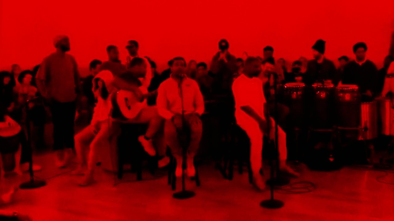 Kanye West performs 