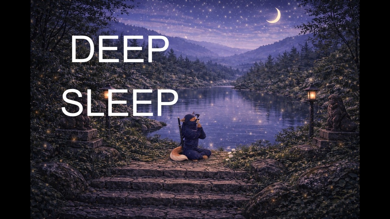 528Hz Deep Sleep Healing Music | Japanese Zen Calm Atmosphere (3 Hours)