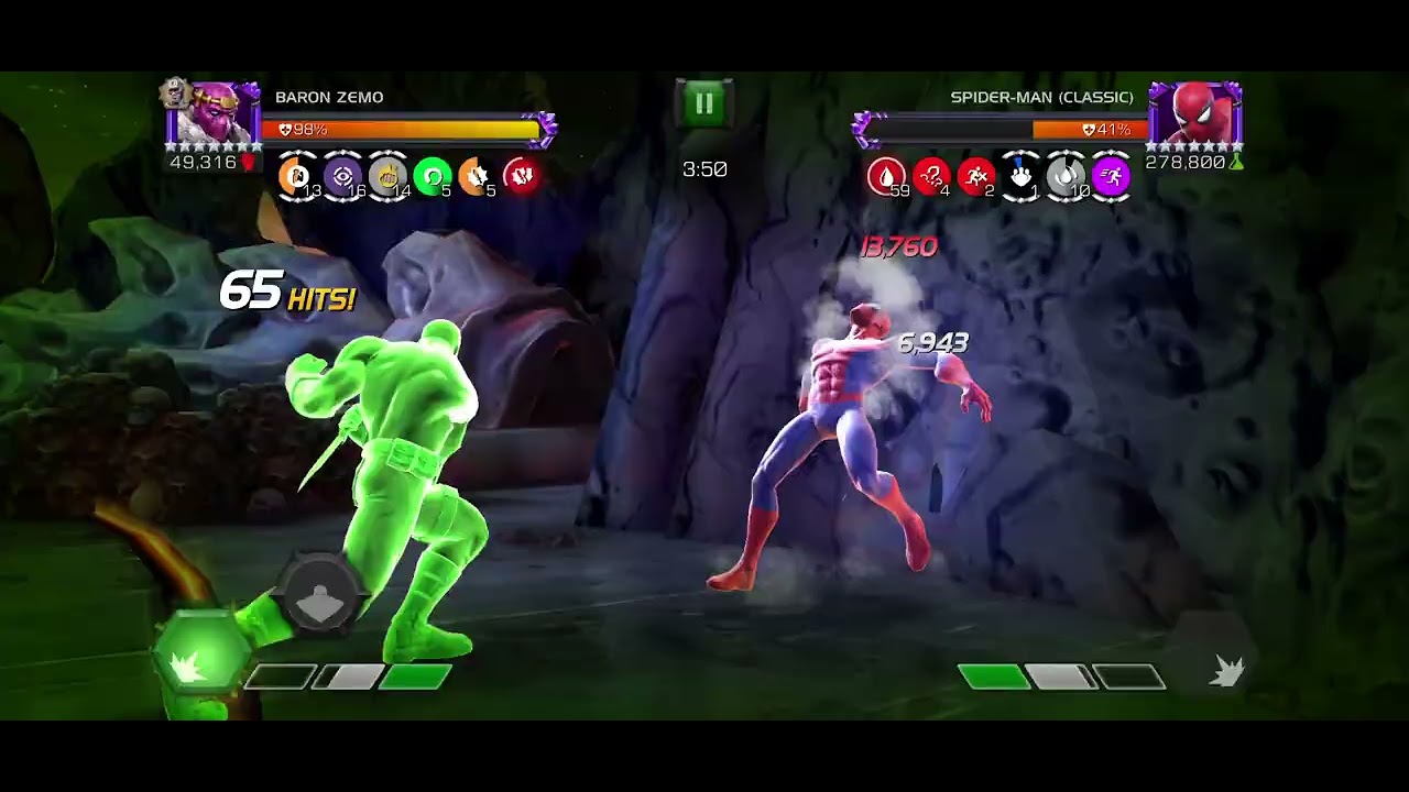 Baron Zemo + the Auto-Debuff Boost is Busted in Nightmare Raids
