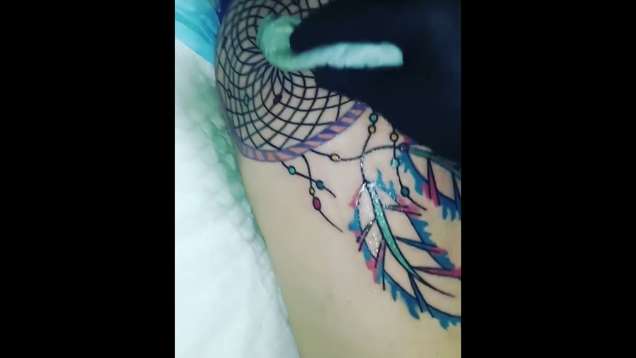 dreamcatcher #thightattoo