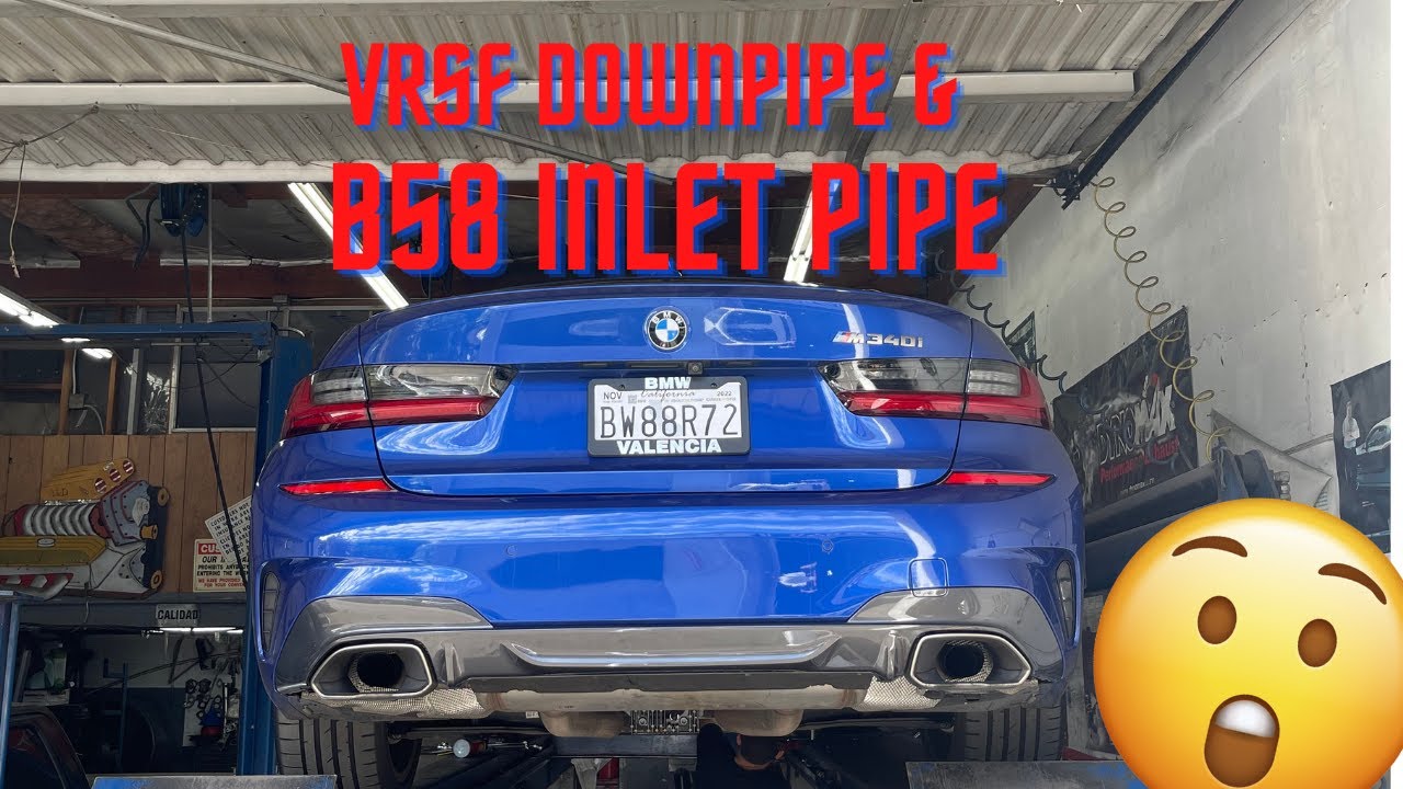 INSTALLING VRSF CATLESS DOWNPIPE & B58 INLET PIPE ON MY M340i