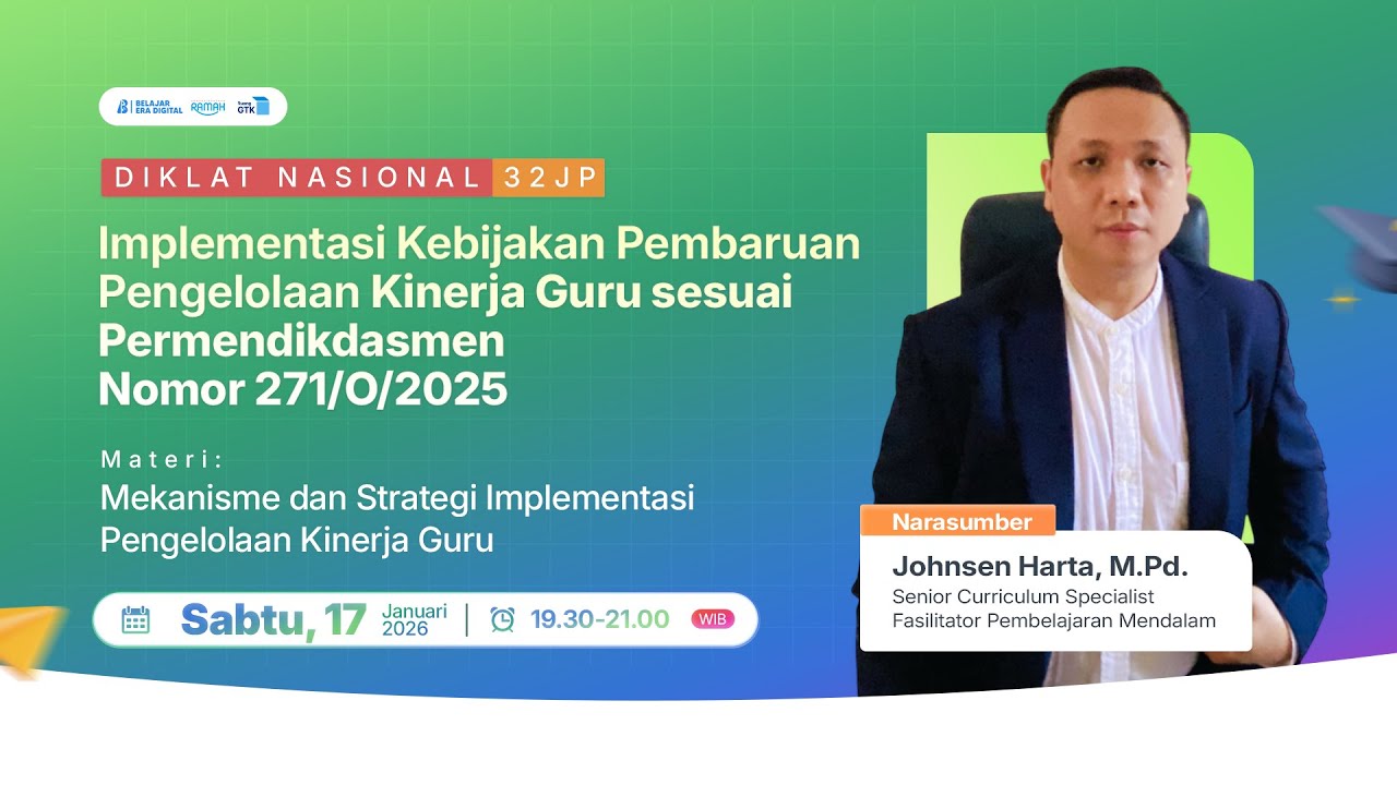 Diklat! Implementasi Kebijakan Pembaruan Pengelolaan Kinerja Guru