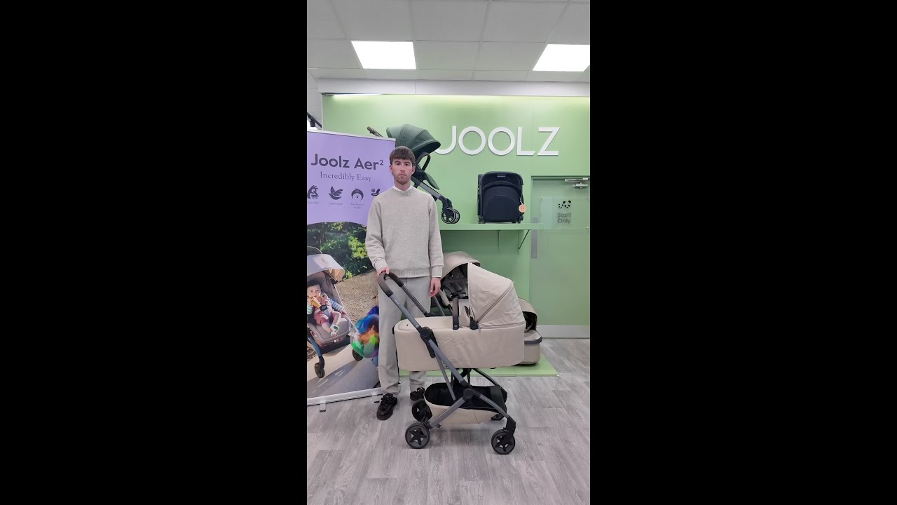 Joolz Aer² with Carrycot | Lightweight Newborn Travel Stroller with Freestanding Carrycot!