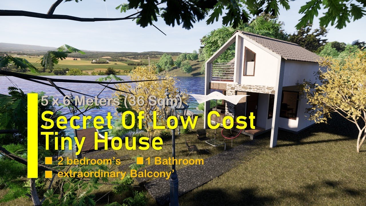 Low Cost Tiny House Design Ideas 300 SQ Ft || Ide Rumah Kecil Dengan Biaya Terjangkau 5x6M
