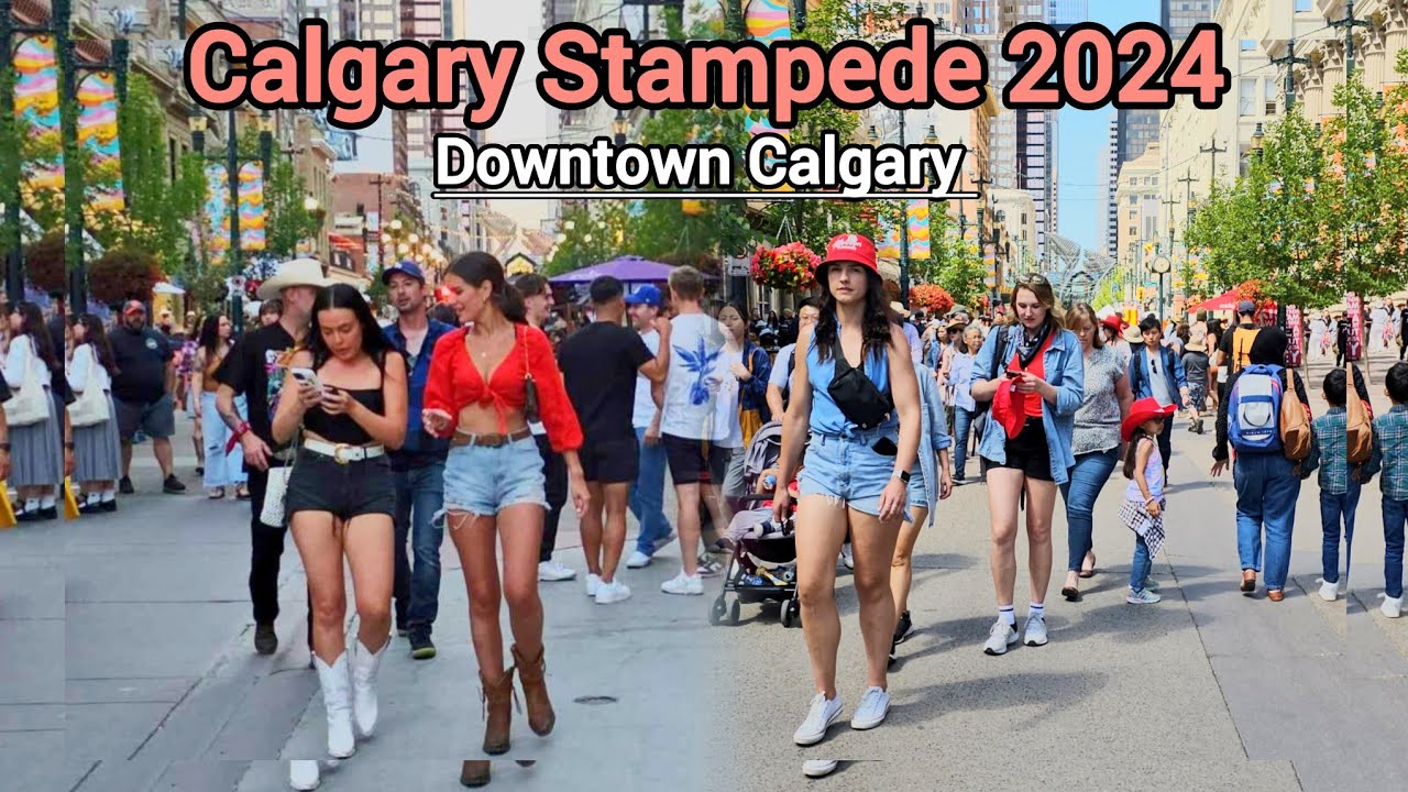 Calgary Stampede 2024 | Calgary Downtown During Stampede #Stampede #canada #calgary