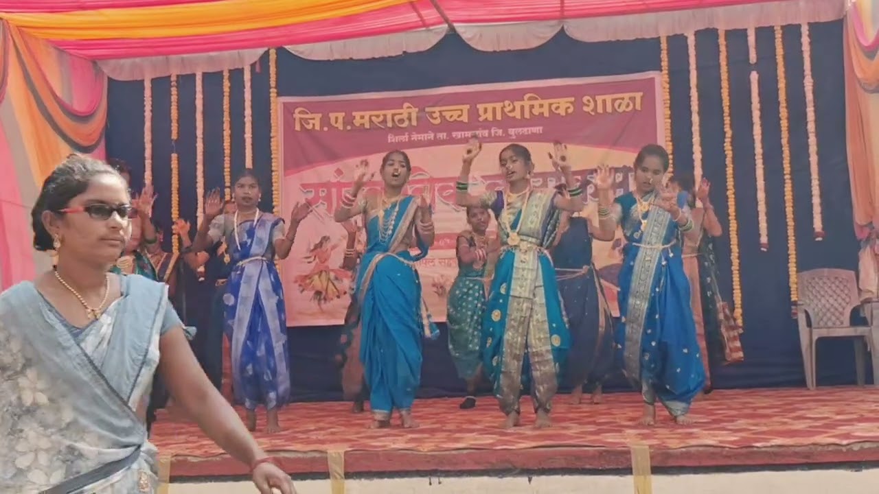 Pimpalachya panavar group dance z p marathi school shirla nemane program 26 