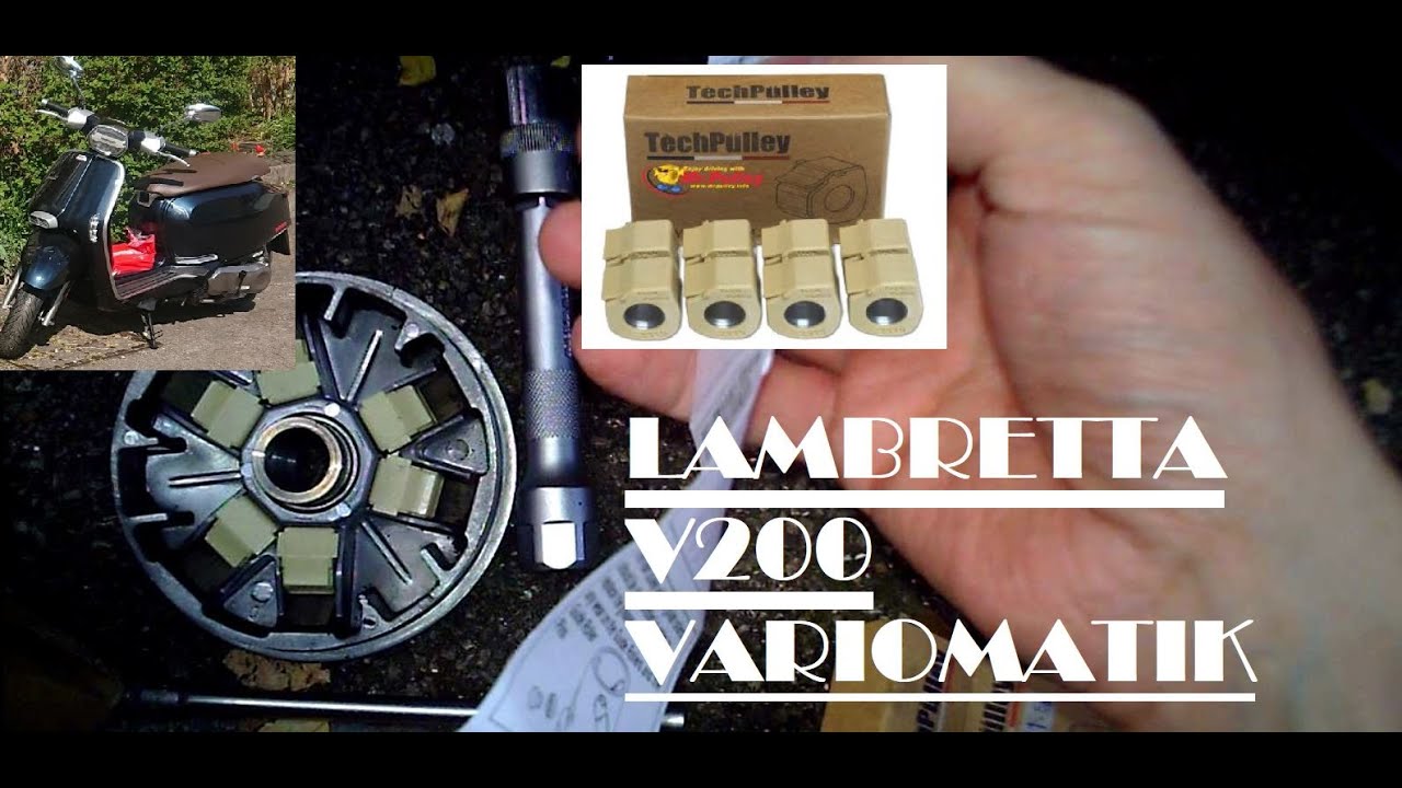 LAMBRETTA V200 Vario Gewichte ers. TèchPülley