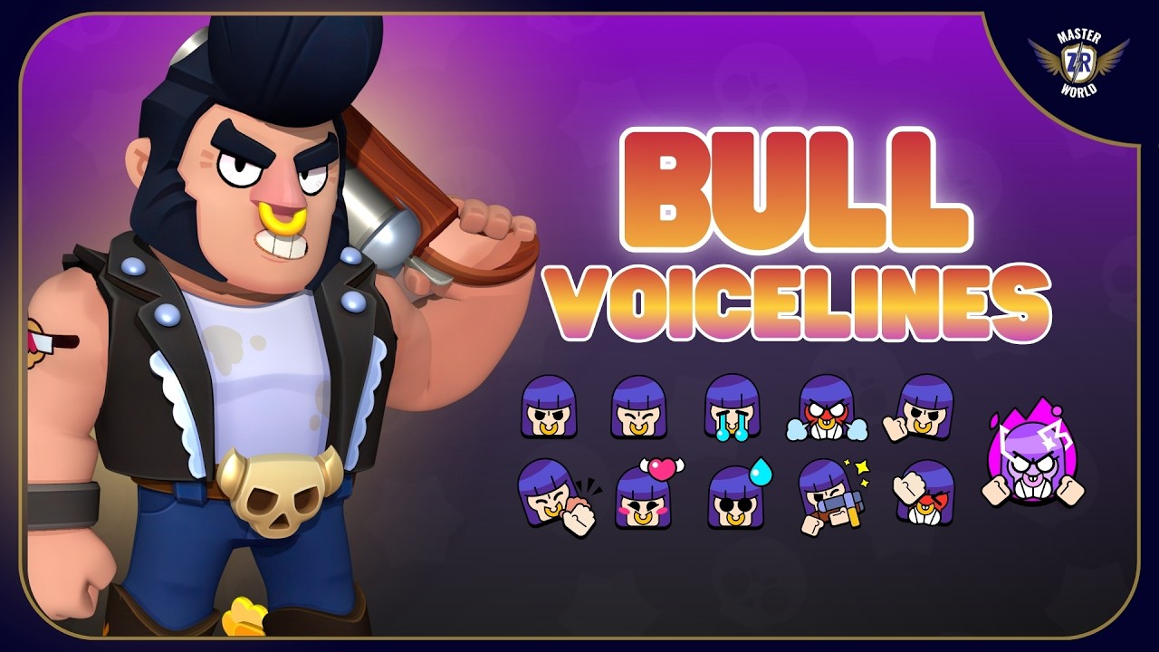 Все реплики Булла | Brawl Stars