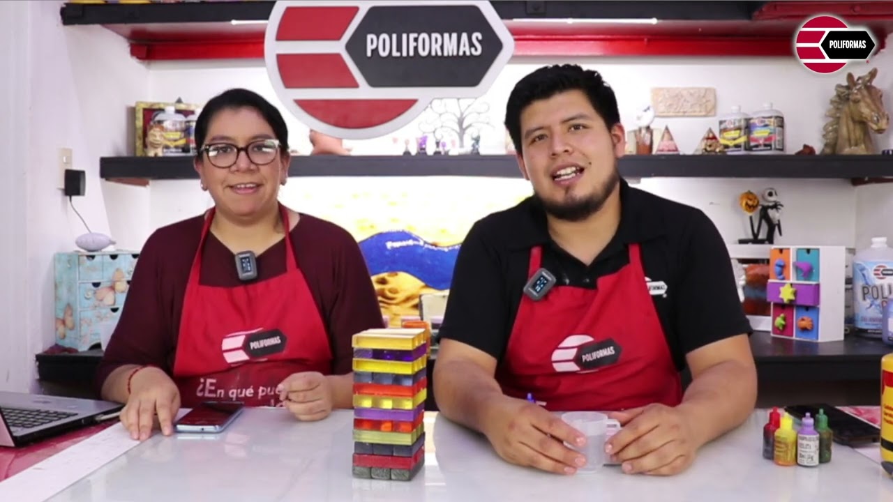 Hicimos un Jenga de Resina Cristal!!! Poliformas LIVE