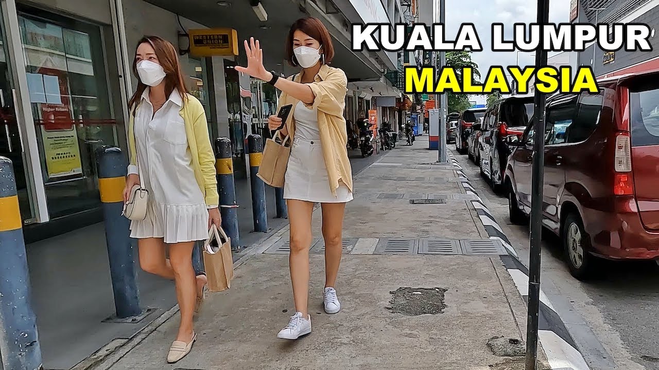 Walking Adventure on the Streets of Kuala Lumpur. Bukit Bintang to Pudu KL Malaysia 4K