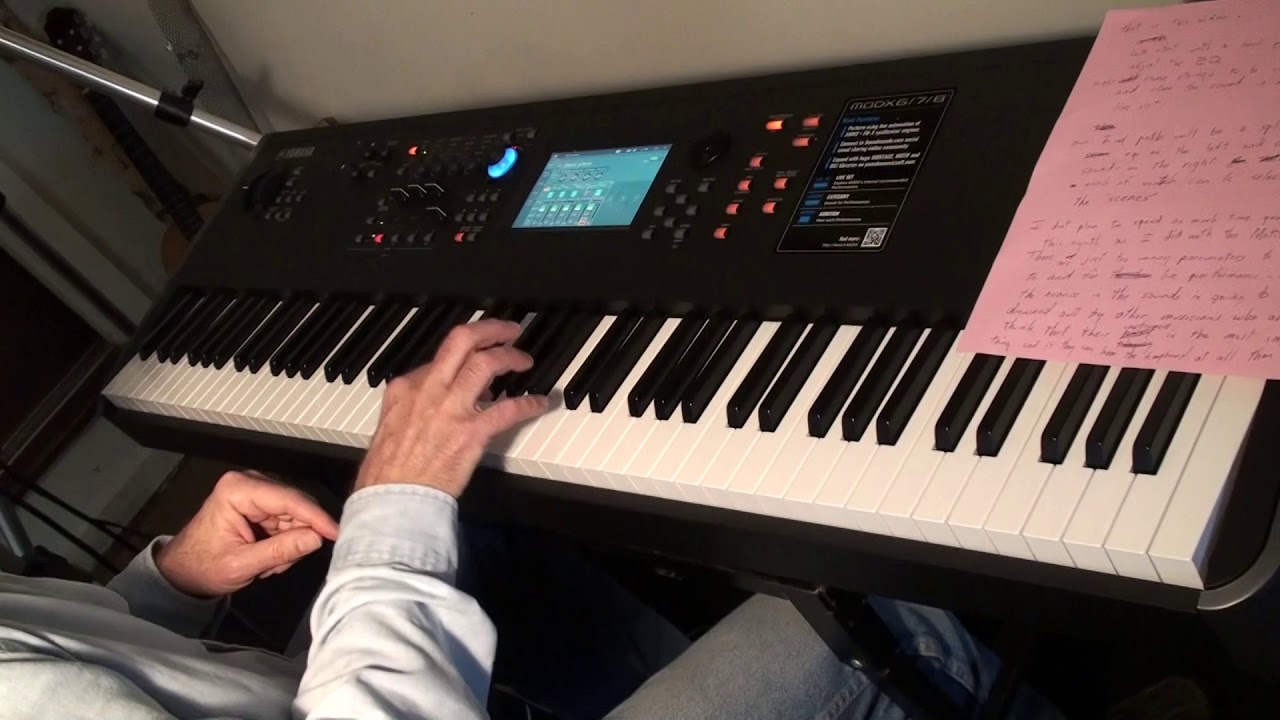 Базовое программирование Yamaha MODX. Слои, разделение, живые сеты, сцены. Монтаж.