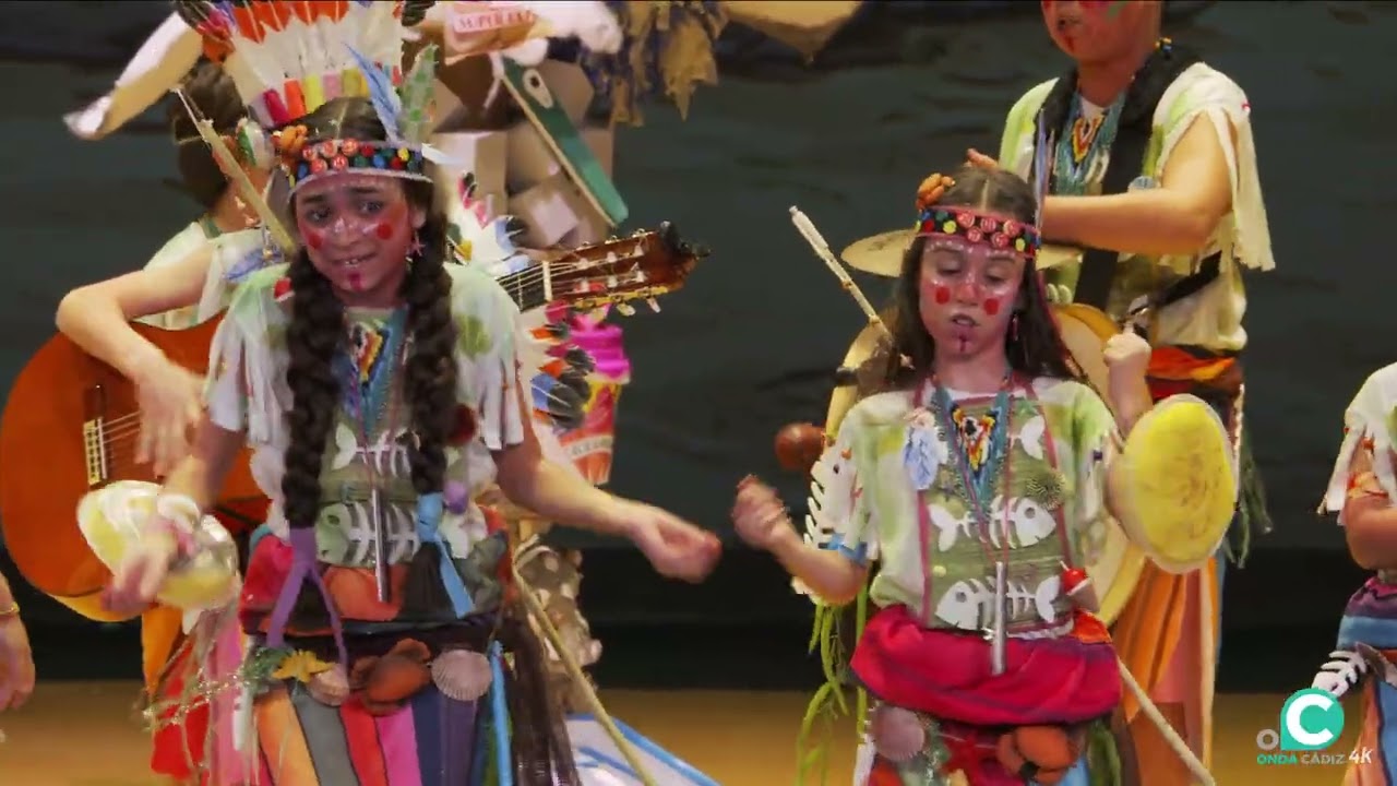 Chirigota infantil, Los pieles rojas de la caleta - Final