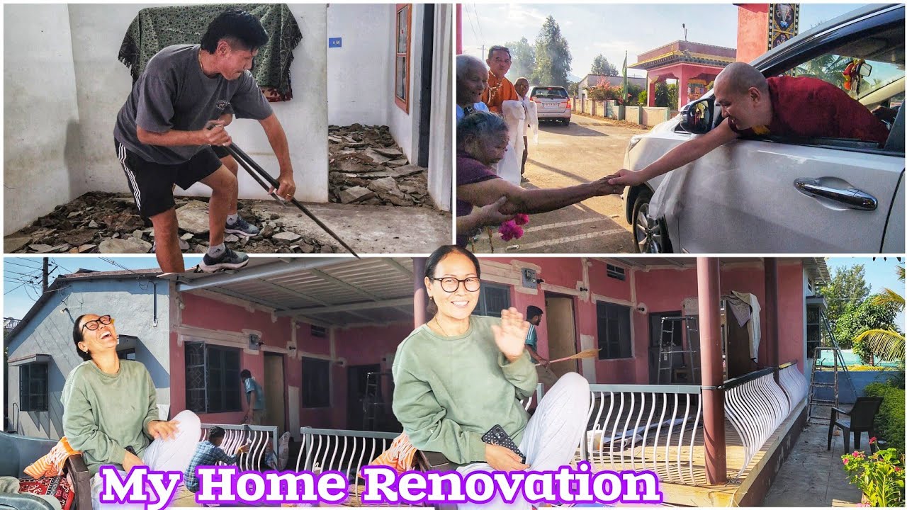 My Home Renovation 🏡 Blessed Moment 🙏Kundeling Rinpoche 🙏 Dhondenling Tibetan YouTuber Vlogger 