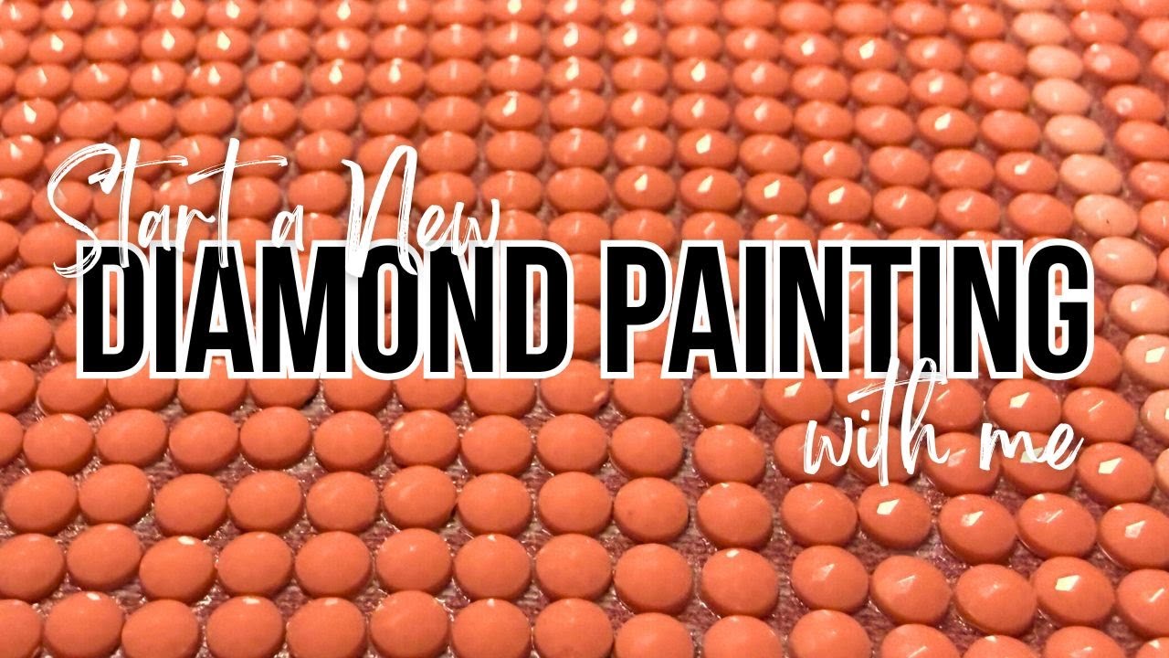 Ultra Relaxing & Deeply Satisfying ASMR Diamond Painting | NEW KIT SETUP | No Talking