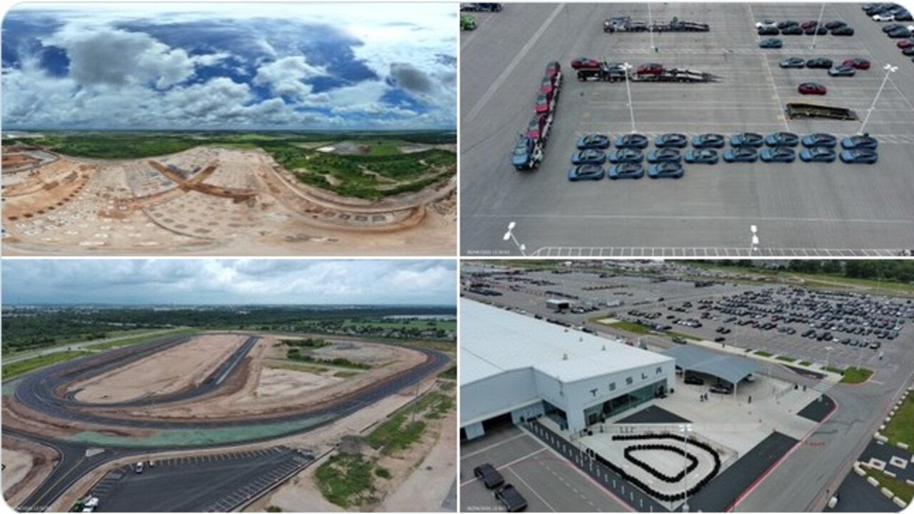 Tesla Gigafactory Texas | 6-4-26 | Optimus robot factory + surrounding area + new MY blues @westside