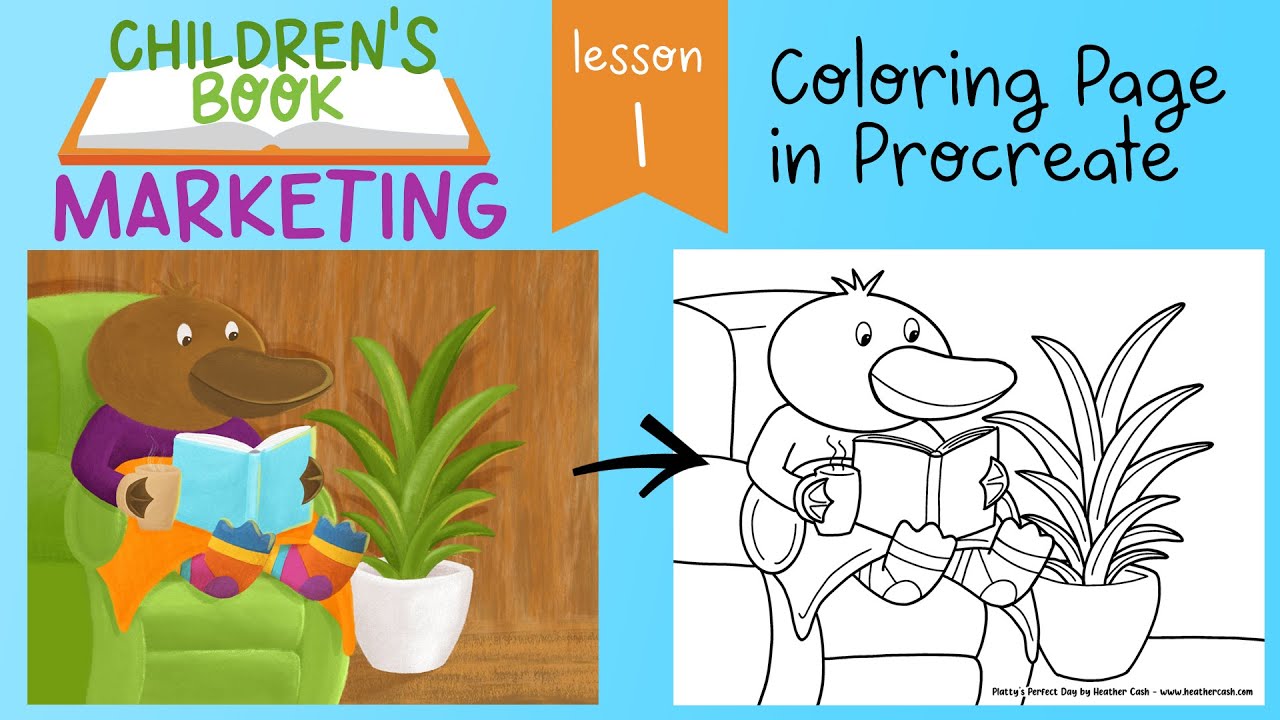 Convert your art to a coloring page