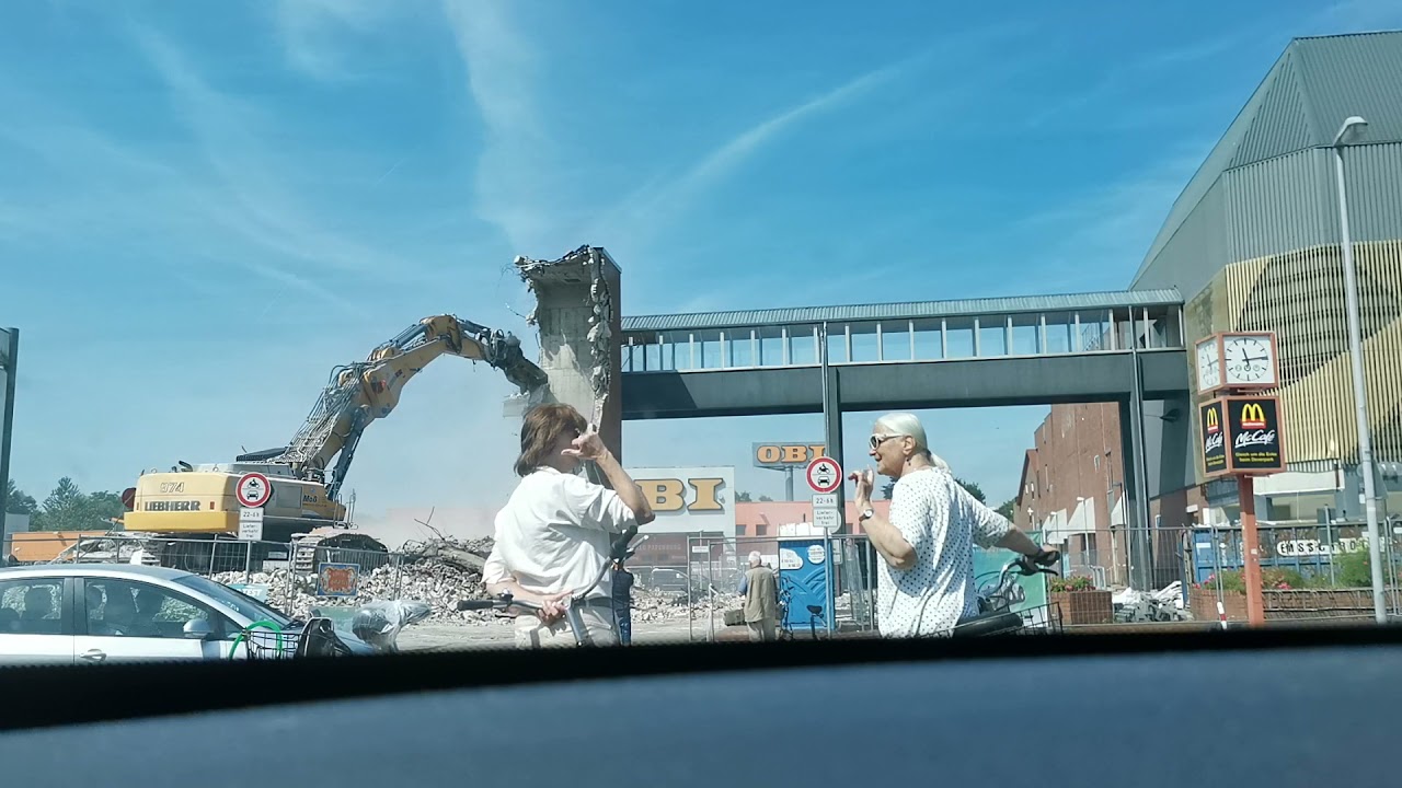 Ems Center Garagen Abbruch teil 9  der letzte Teil / concrete demolition