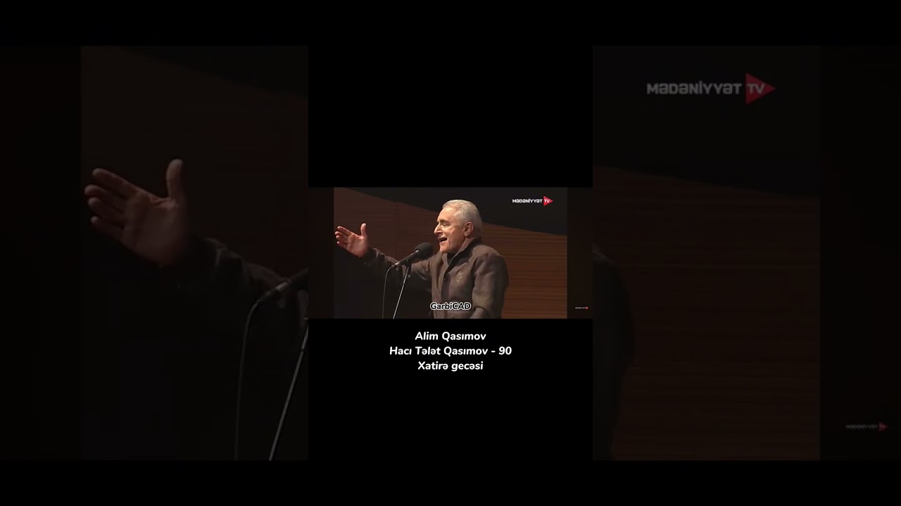 Alim Qasımov, Hacı Tələt Qasımov - 90 xatirə gecəsi