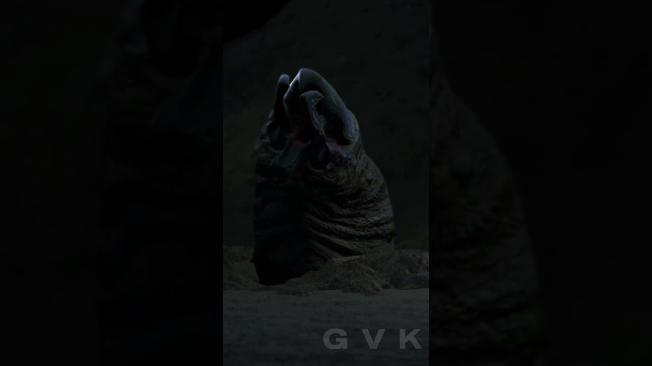 Graboid Tremors 2 Scene Remake #tremors #sandworm #movie #blender #animation