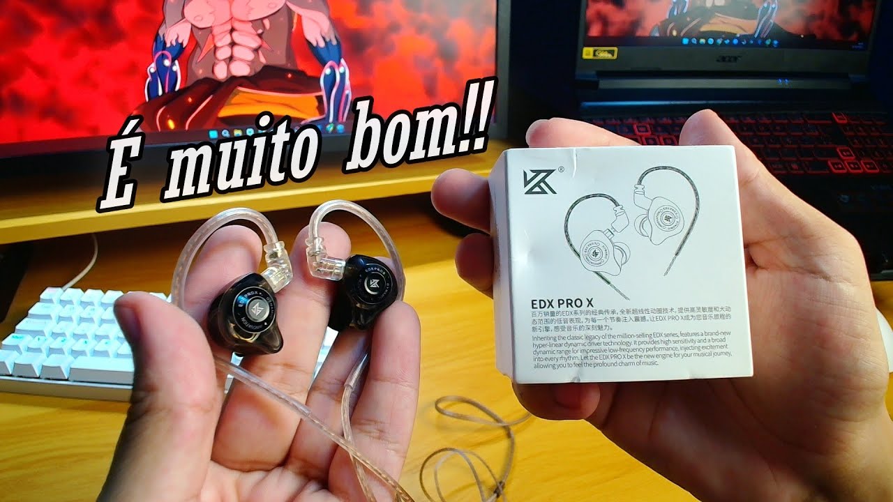 O melhor fone que já testei - KZ EDX PRO X BLACK