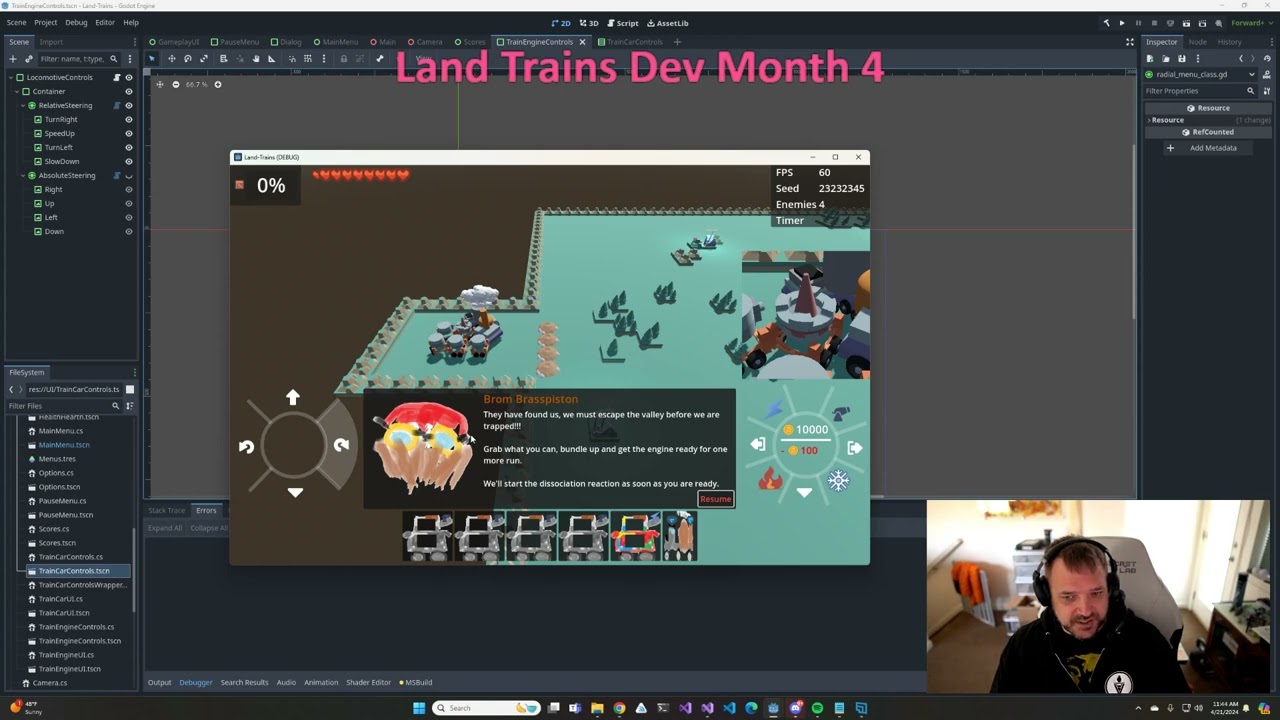 Land Trains Dev Diary Month 4