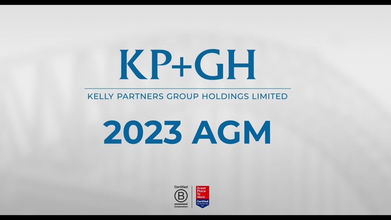 ASX:KPG Kelly Partners Group Holdings KPG AGM