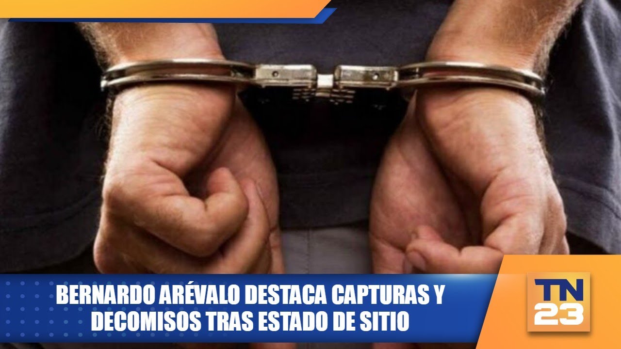 Bernardo Arévalo destaca capturas y decomisos tras estado de sitio
