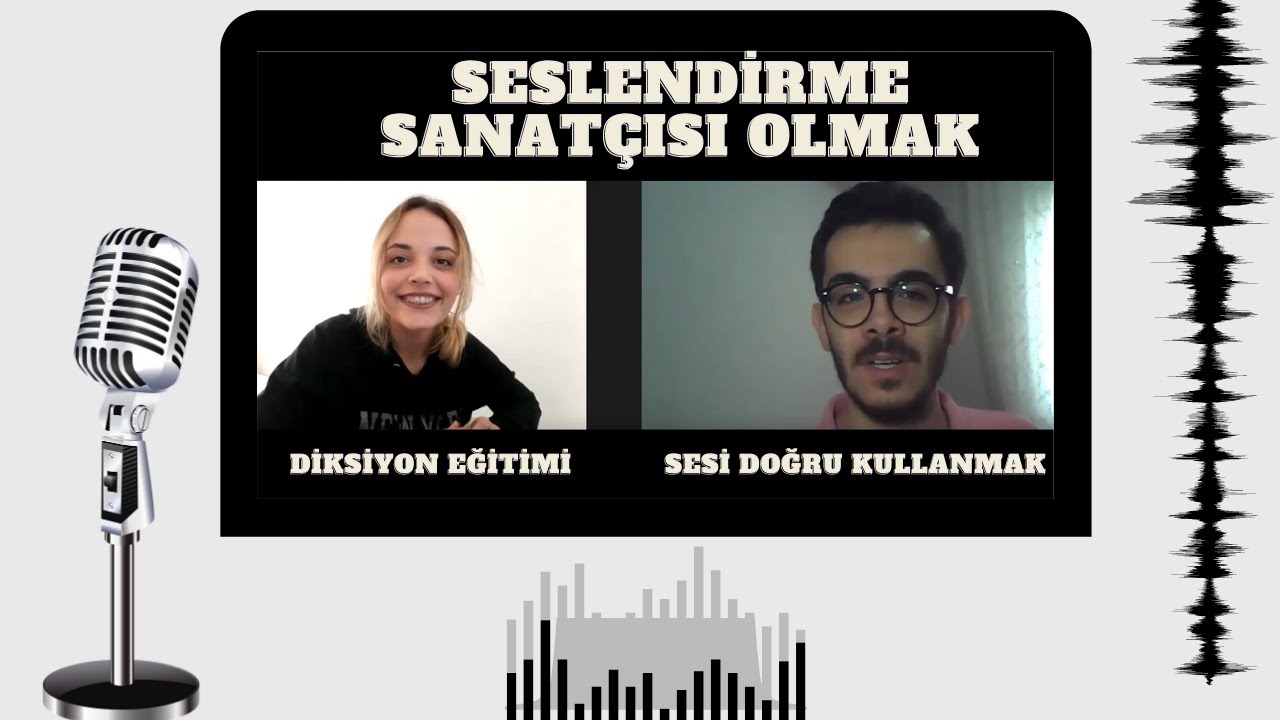 Seslendirme sanatçısı olmak! |Türkiye şartları,diksiyon eğitimi, sesin kullanımı #birtercihbirhayat