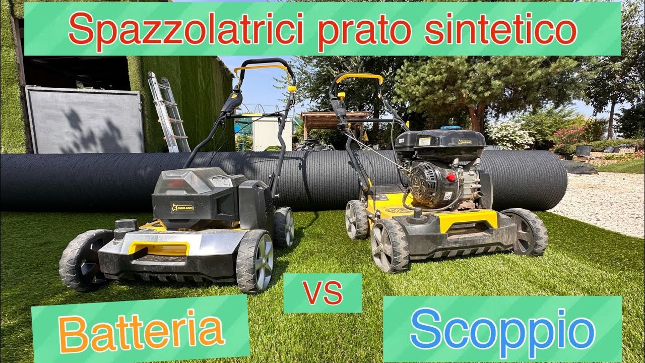 QUALE COMPRO? SPAZZOLATRICE GARLAND 602QG A BENZINA VS 602 V23 BATTERIA