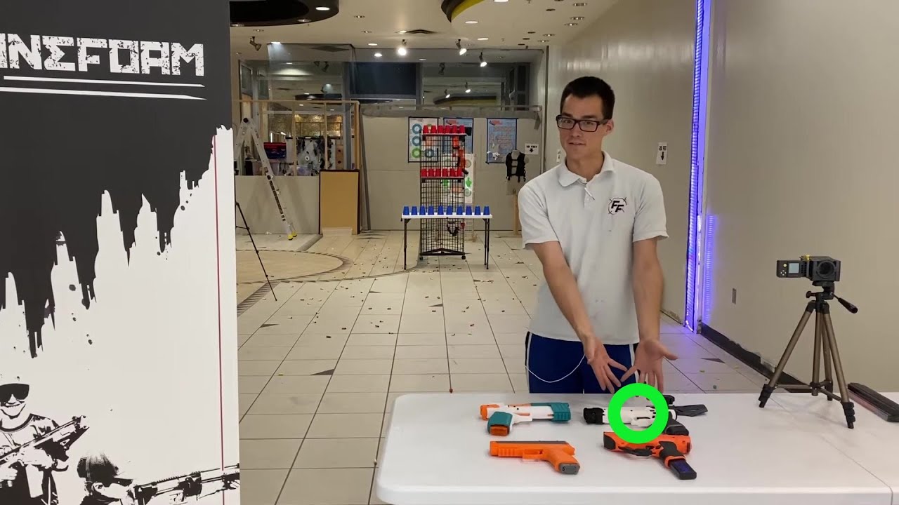Fire Rat vs Zinc 2.0 vs Gecko vs Nightengale (Which Nerf Pistol Performs Best??)