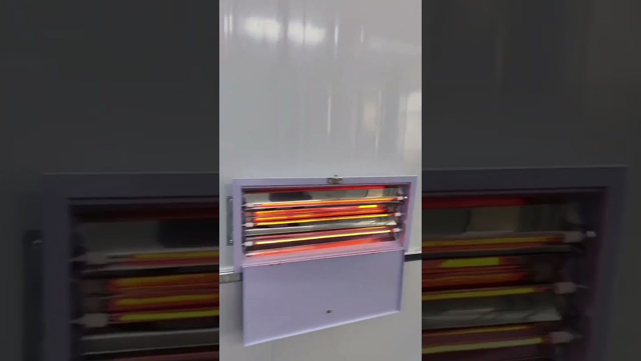 Infrared heating baking oven for car#auto #autorepair#autobodyshop #spraybooth #paintbooth #painting