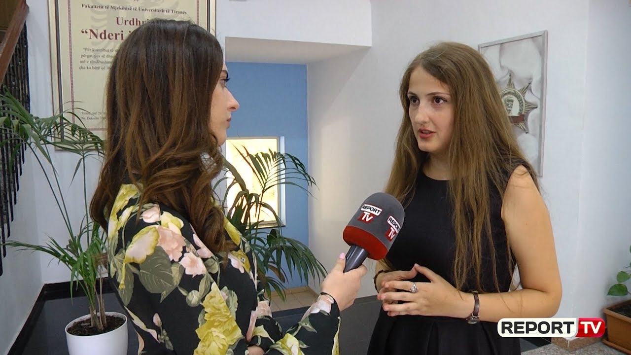 Report TV - Aurela, studentja ekselente e mjekësisë me dy medalje ari, bursë studimi në Gjermani