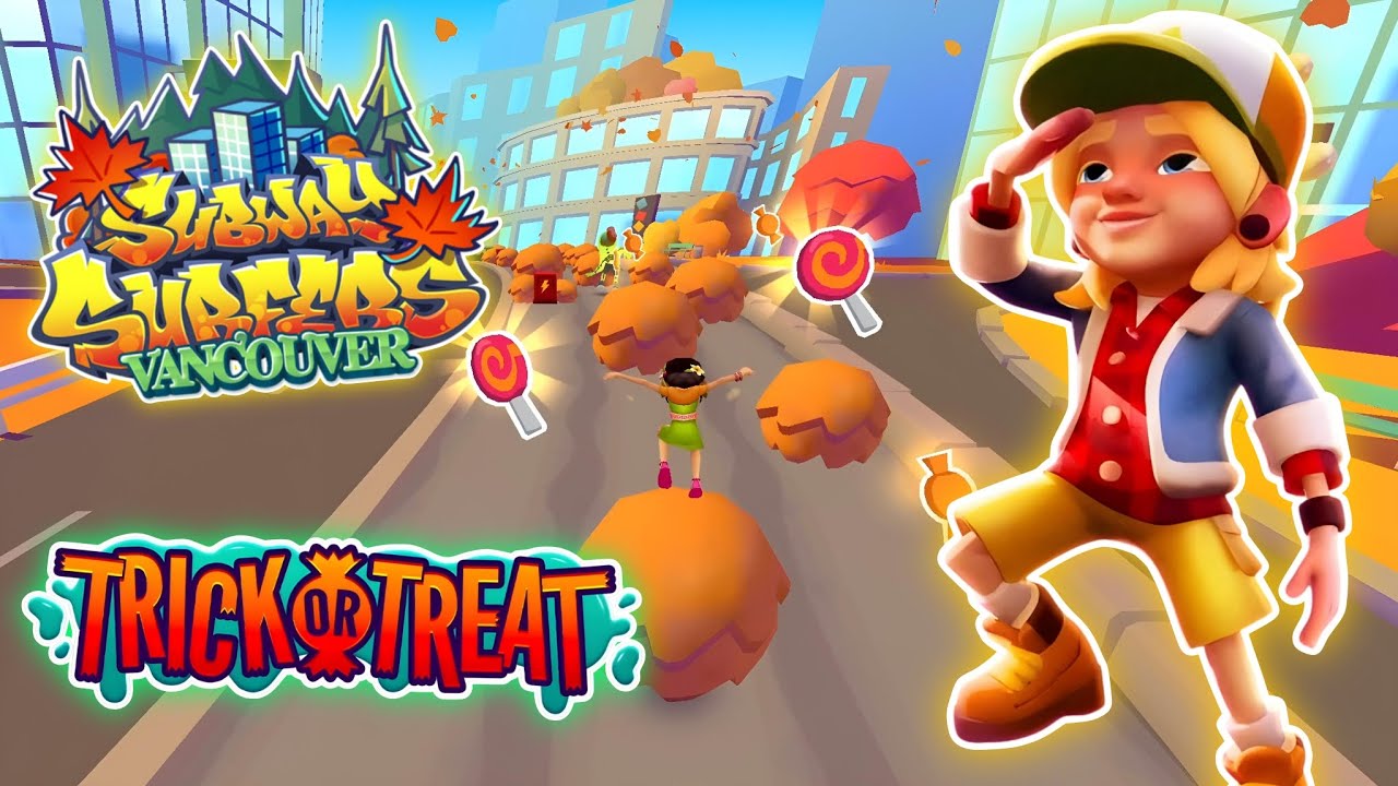 SUBWAY SURFERS TRICK OR TREAT 🍬🍭SUBWAY SURFERS ON VANCOUVER 2024 🇨🇦 AUTUMN 🍁🍂