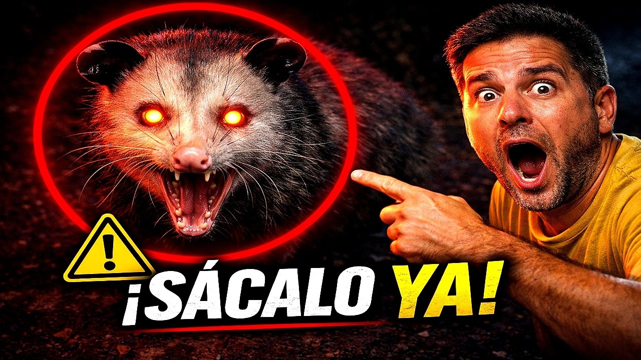 🔴 ZARIGÜEYAS EN CASA, ¿PELIGROSAS O INOFENSIVAS?