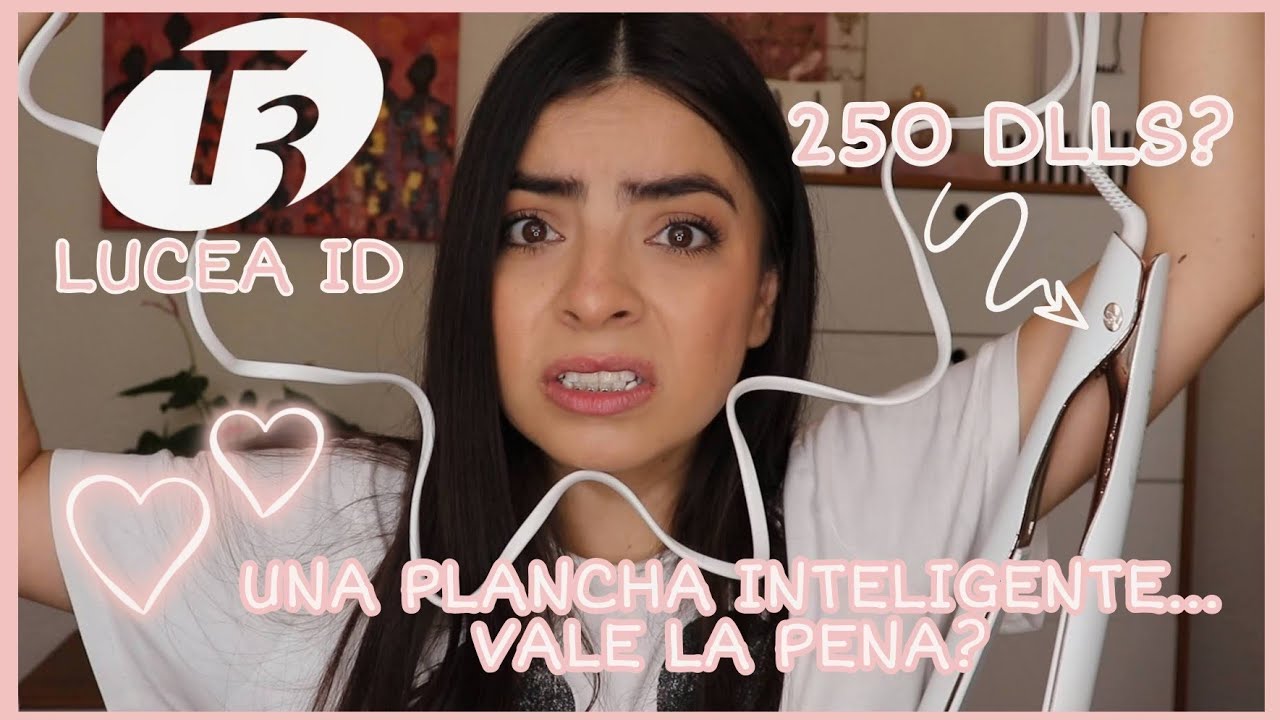Probando la nueva T3 LUCEA ID| Una plancha Inteligente? |Faby Leonn